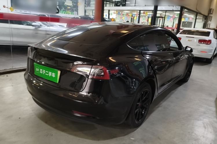 Used Tesla Model 3 2021 Standard Range Rear-Wheel Drive Upgraded Version 3D6 Rear Right 45 Deg