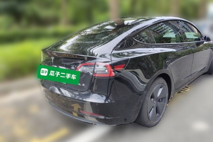 Used Tesla Model 3 2021 Standard Range Rear-Wheel Drive Upgraded Version 3D6 Rear Right 45 Deg