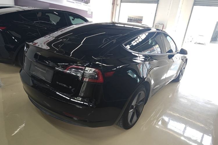 Used Tesla Model 3 2021 Standard Range Rear-Wheel Drive Upgraded Version 3D6 Rear Right 45 Deg