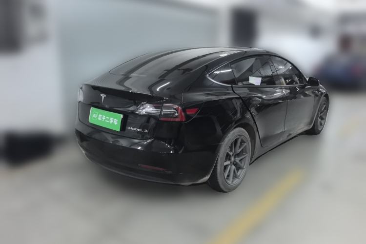 Used Tesla Model 3 2021 Standard Range Rear-Wheel Drive Upgraded Version 3D6 Rear Right 45 Deg