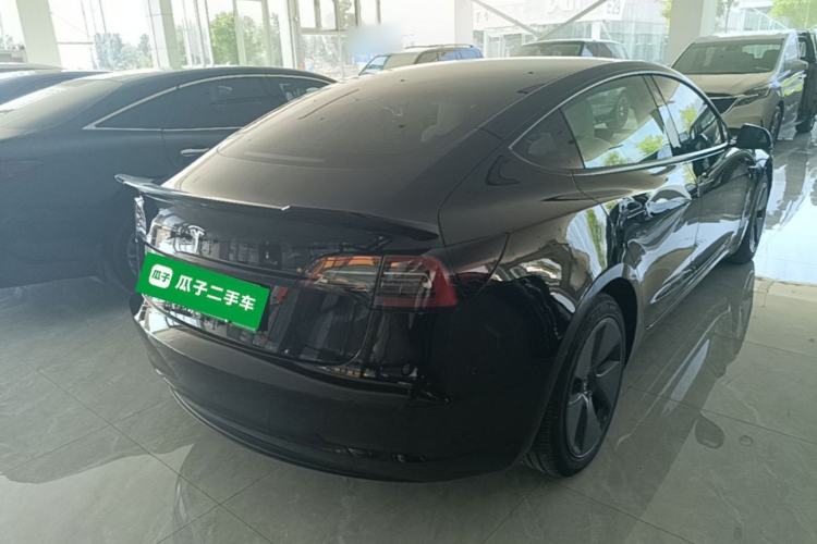 Used Tesla Model 3 2021 Standard Range Rear-Wheel Drive Upgraded Version 3D6 Rear Right 45 Deg