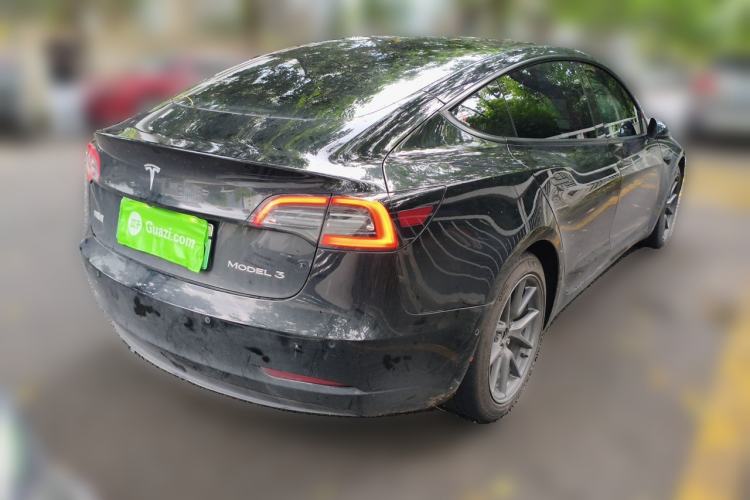 Used Tesla Model 3 2021 Standard Range Rear-Wheel Drive Upgraded Version 3D6 Rear Right 45 Deg