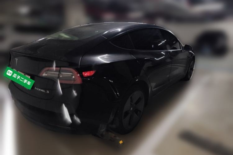 Used Tesla Model 3 2021 Standard Range Rear-Wheel Drive Upgraded Version 3D6 Rear Right 45 Deg