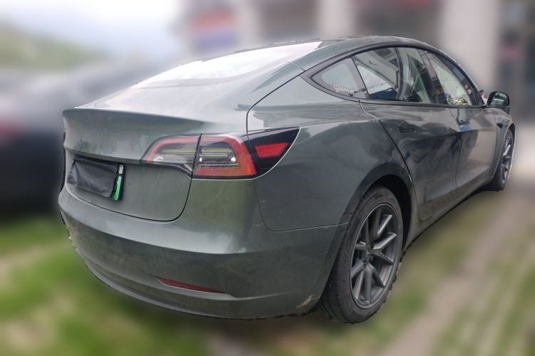 Used Tesla Model 3 2021 Standard Range Rear-Wheel Drive Upgraded Version 3D6 Rear Right 45 Deg