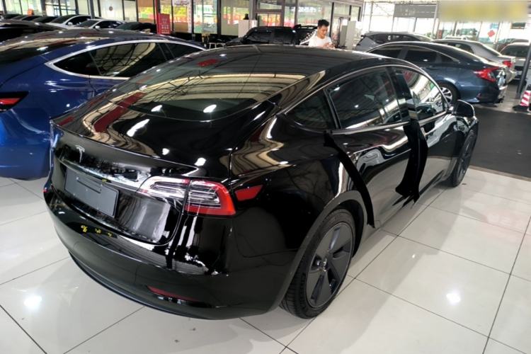 Used Tesla Model 3 2021 Standard Range Rear-Wheel Drive Upgraded Version 3D6 Rear Right 45 Deg