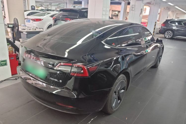 Used Tesla Model 3 2021 Standard Range Rear-Wheel Drive Upgraded Version 3D6 Rear Right 45 Deg