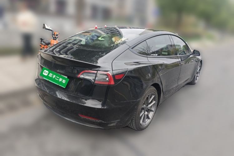Used Tesla Model 3 2021 Standard Range Rear-Wheel Drive Upgraded Version 3D6 Rear Right 45 Deg