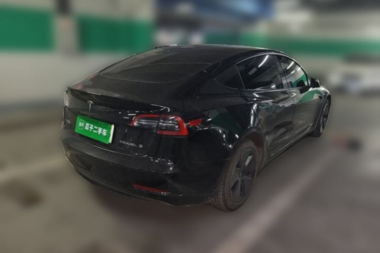 Used Tesla Model 3 2021 Revised Version Standard Range Rear-Wheel Drive Upgraded Edition 3D1 Rear Right 45 Deg