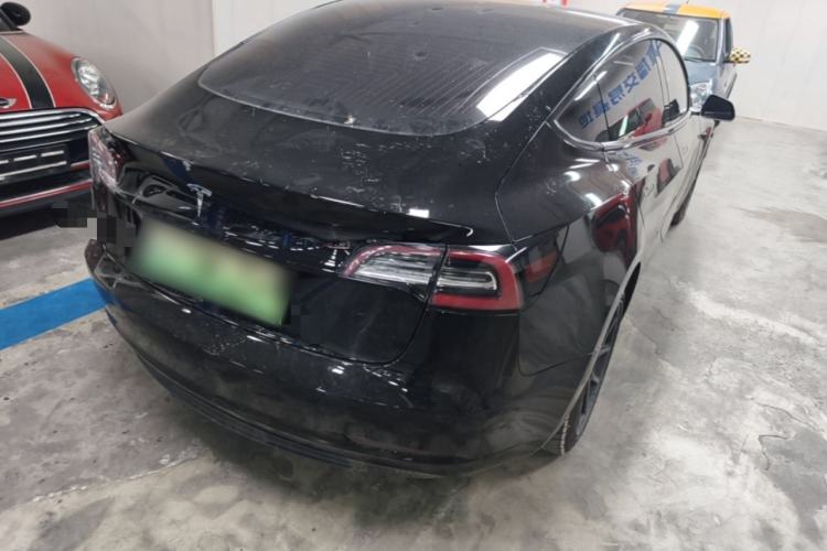 Used Tesla Model 3 2021 Standard Range Rear-Drive Upgraded Version Rear Right 45 Deg