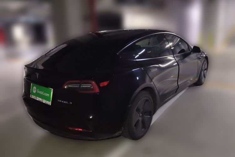 Used Tesla Model 3 2021 Revised Version Standard Range Rear-Wheel Drive Upgraded Edition 3D1 Rear Right 45 Deg