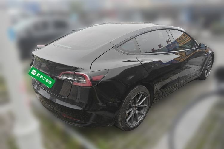 Used Tesla Model 3 2021 Revised Version Standard Range Rear-Wheel Drive Upgraded Edition 3D1 Rear Right 45 Deg