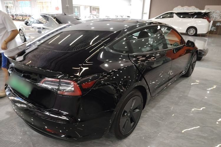 Used Tesla Model 3 2021 Standard Range Rear-Wheel Drive Upgraded Version 3D6 Rear Right 45 Deg