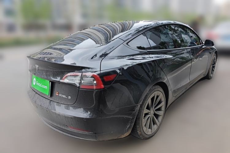 Used Tesla Model 3 2021 Standard Range Rear-Drive Upgraded Version Rear Right 45 Deg