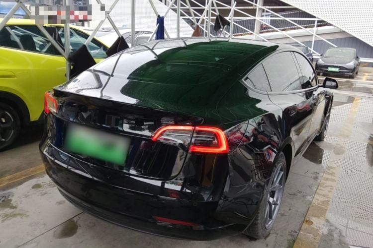 Used Tesla Model 3 2021 Standard Range Rear-Wheel Drive Upgraded Version 3D6 Rear Right 45 Deg