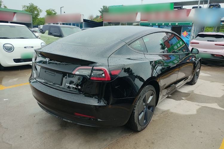 Used Tesla Model 3 2021 Revised Version Standard Range Rear-Wheel Drive Upgraded Edition 3D1 Rear Right 45 Deg