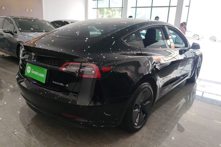 Used Tesla Model 3 2021 Revised Version Standard Range Rear-Wheel Drive Upgraded Edition 3D1 Rear Right 45 Deg
