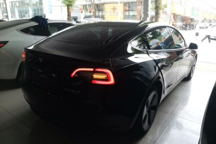 Used Tesla Model 3 2021 Standard Range Rear-Wheel Drive Upgraded Version 3D6 Rear Right 45 Deg