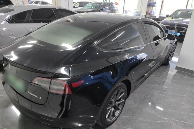 Used Tesla Model 3 2021 Standard Range Rear-Wheel Drive Upgraded Version 3D6 Rear Right 45 Deg