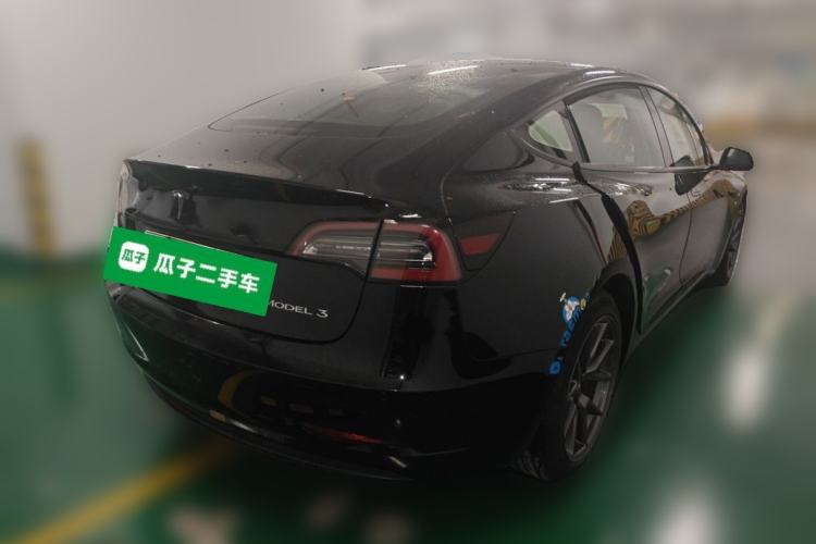 Used Tesla Model 3 2021 Standard Range Rear-Drive Upgraded Version Rear Right 45 Deg