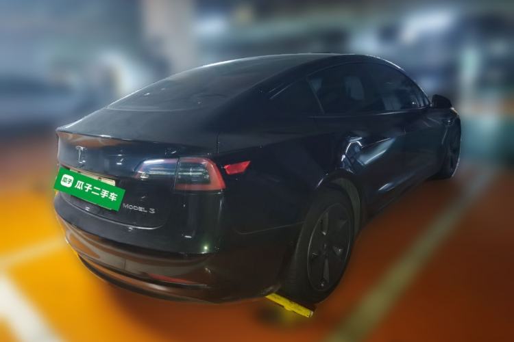 Used Tesla Model 3 2021 Standard Range Rear-Wheel Drive Upgraded Version 3D6 Rear Right 45 Deg