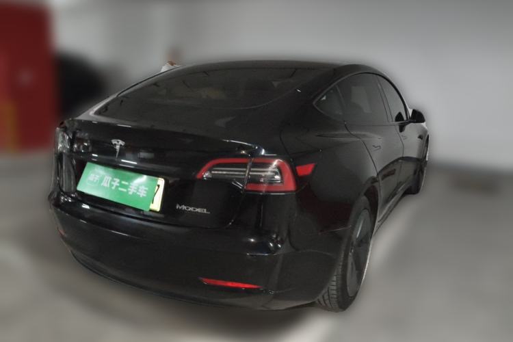 Used Tesla Model 3 2021 Standard Range Rear-Wheel Drive Upgraded Version 3D6 Rear Right 45 Deg