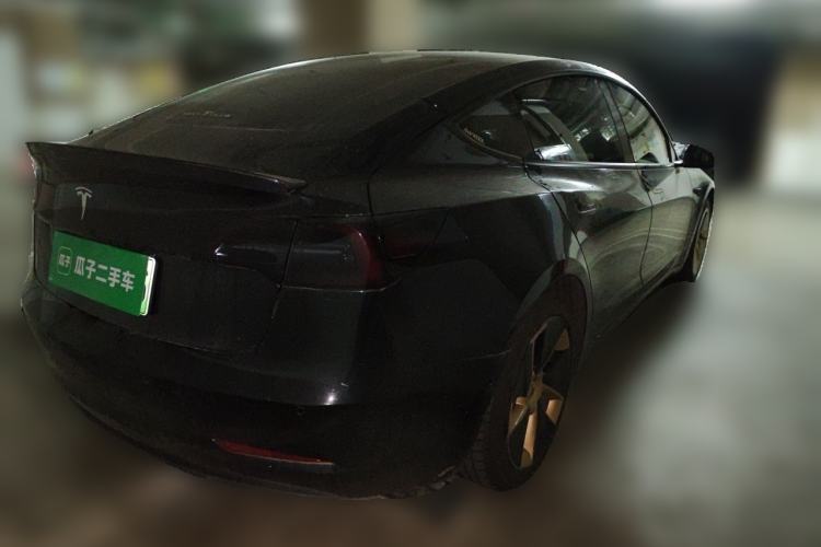 Used Tesla Model 3 2021 Standard Range Rear-Drive Upgraded Version Rear Right 45 Deg
