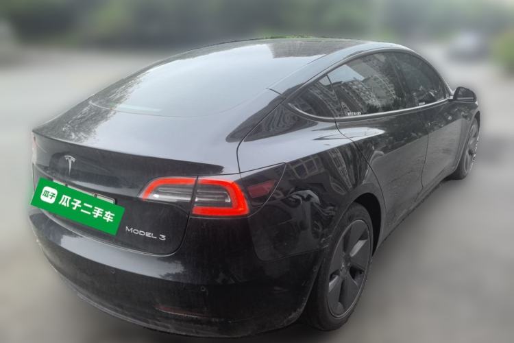 Used Tesla Model 3 2021 Standard Range Rear-Drive Upgraded Version Rear Right 45 Deg