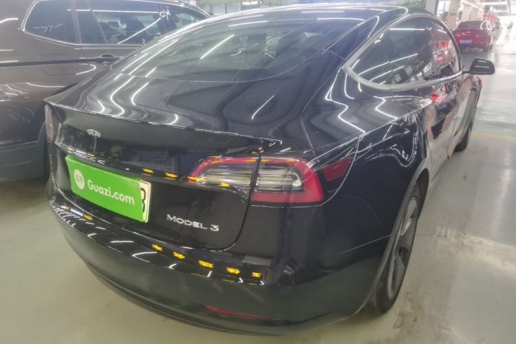 Used Tesla Model 3 2021 Standard Range Rear-Wheel Drive Upgraded Version 3D6 Rear Right 45 Deg