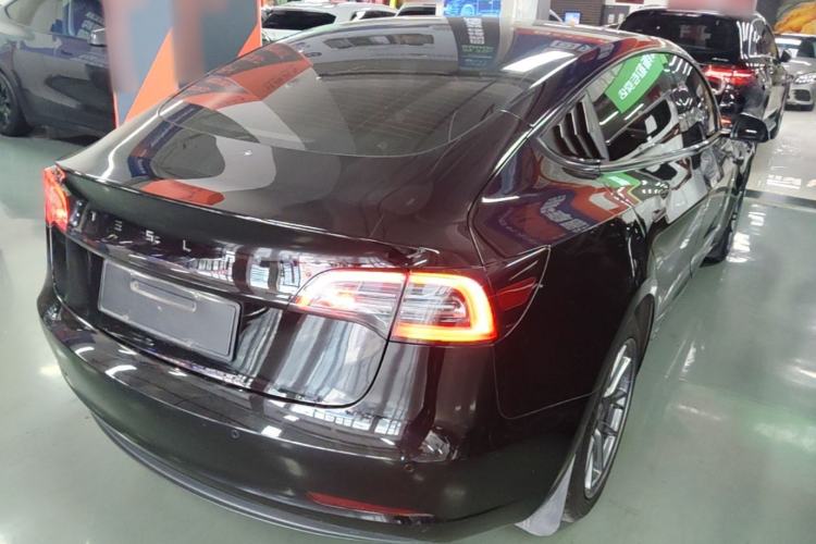 Used Tesla Model 3 2021 Standard Range Rear-Drive Upgraded Version Rear Right 45 Deg