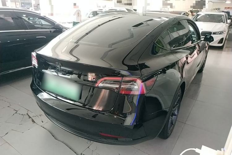 Used Tesla Model 3 2021 Standard Range Rear-Drive Upgraded Version Rear Right 45 Deg