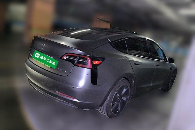 Used Tesla Model 3 2021 Standard Range Rear-Wheel Drive Upgraded Version 3D6 Rear Right 45 Deg