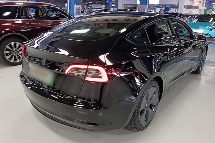 Used Tesla Model 3 2021 Revised Version Standard Range Rear-Wheel Drive Upgraded Edition 3D1 Rear Right 45 Deg