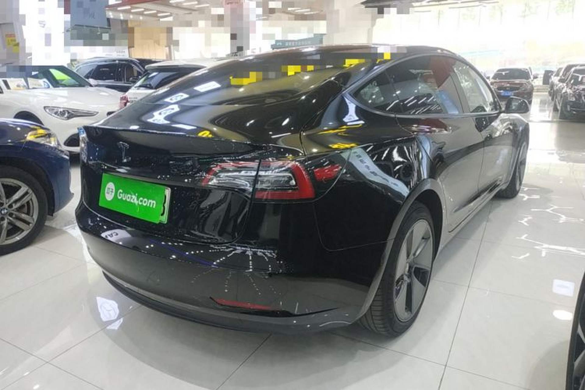 Used Tesla Model 3 2021 Standard Range Rear-Wheel Drive Upgraded Version 3D6 Rear Right 45 Deg