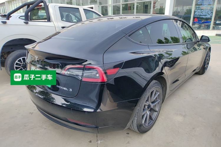 Used Tesla Model 3 2021 Revised Version Standard Range Rear-Wheel Drive Upgraded Edition 3D1 Rear Right 45 Deg