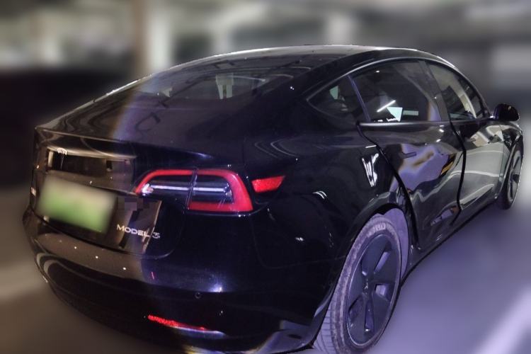 Used Tesla Model 3 2021 Standard Range Rear-Wheel Drive Upgraded Version 3D6 Rear Right 45 Deg