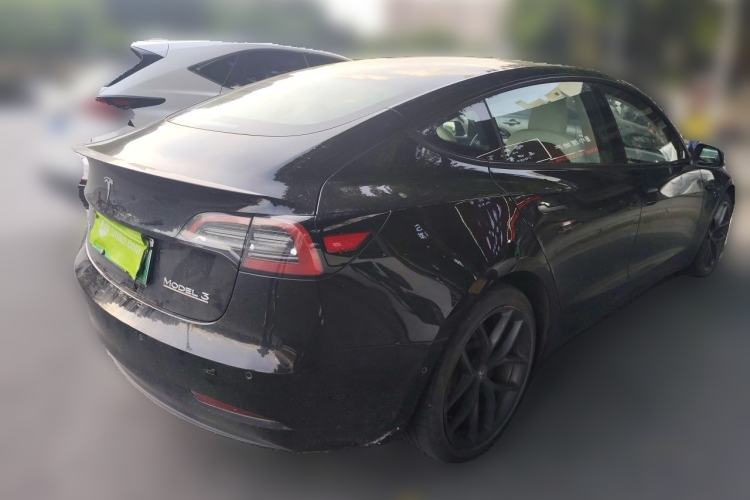 Used Tesla Model 3 2021 Performance High-Performance All-Wheel-Drive Version 3D6 Rear Right 45 Deg