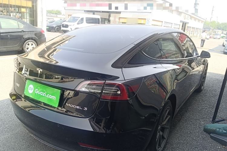 Used Tesla Model 3 2021 Standard Range Rear-Drive Upgraded Version Rear Right 45 Deg