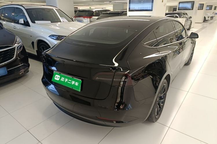 Used Tesla Model 3 2021 Standard Range Rear-Wheel Drive Upgraded Version 3D6 Rear Right 45 Deg