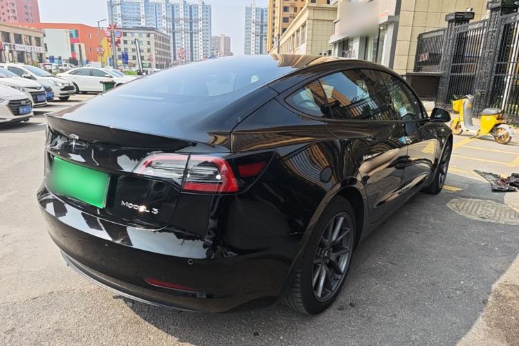 Used Tesla Model 3 2021 Standard Range Rear-Wheel Drive Upgraded Version 3D6 Rear Right 45 Deg
