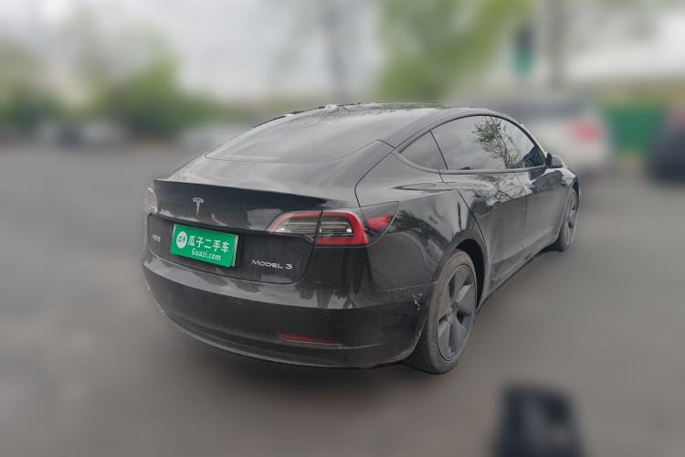 Used Tesla Model 3 2021 Revised Version Standard Range Rear-Wheel Drive Upgraded Edition 3D1 Rear Right 45 Deg