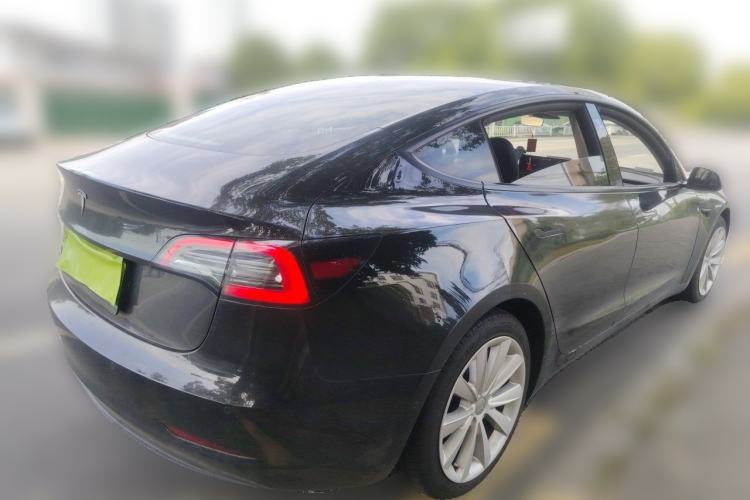 Used Tesla Model 3 2021 Standard Range Rear-Drive Upgraded Version Rear Right 45 Deg