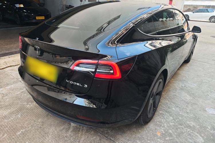 Used Tesla Model 3 2021 Standard Range Rear-Wheel Drive Upgraded Version 3D6 Rear Right 45 Deg