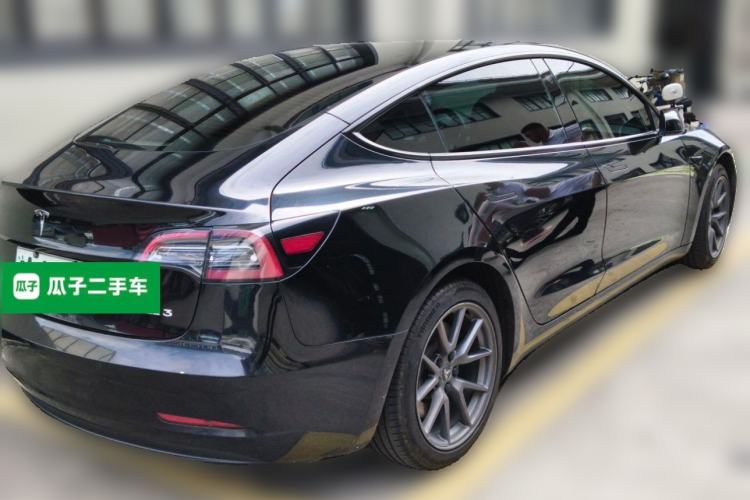 Used Tesla Model 3 2021 Standard Range Rear-Wheel Drive Upgraded Version 3D6 Rear Right 45 Deg
