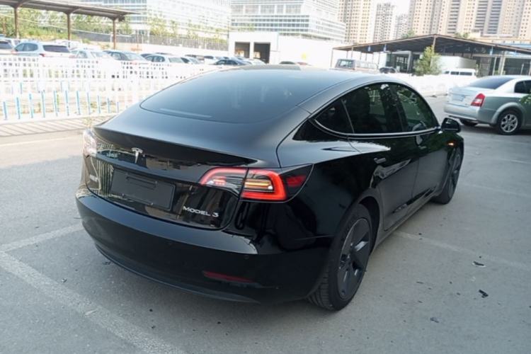 Used Tesla Model 3 2021 Revised Version Standard Range Rear-Wheel Drive Upgraded Edition 3D1 Rear Right 45 Deg