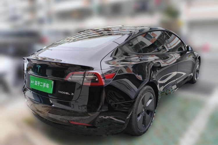 Used Tesla Model 3 2021 Revised Version Standard Range Rear-Wheel Drive Upgraded Edition 3D1 Rear Right 45 Deg