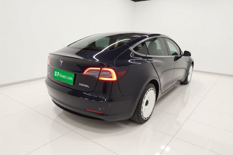 Used Tesla Model 3 2021 Standard Range Rear-Wheel Drive Upgraded Version 3D6 Rear Right 45 Deg