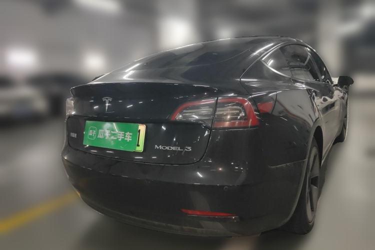 Used Tesla Model 3 2021 Revised Version Standard Range Rear-Wheel Drive Upgraded Edition 3D1 Rear Right 45 Deg