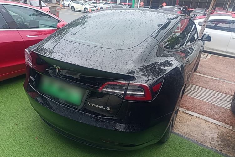 Used Tesla Model 3 2021 Standard Range Rear-Drive Upgraded Version Rear Right 45 Deg