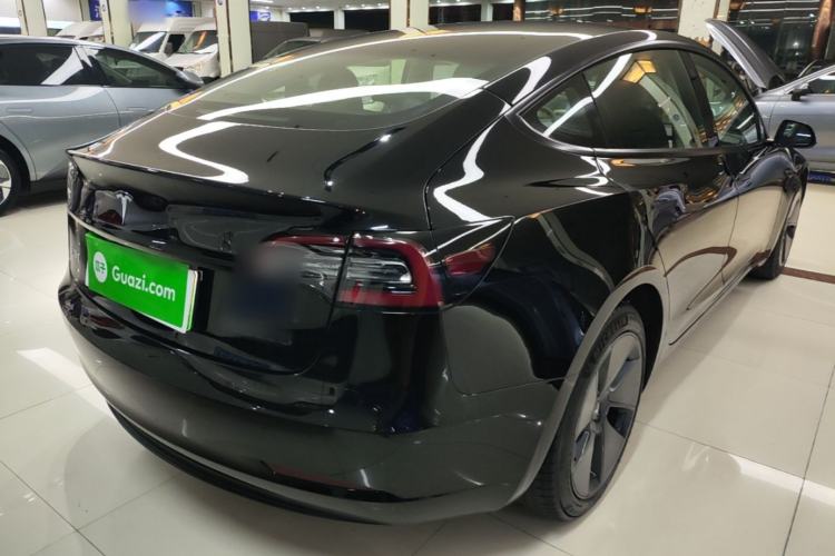 Used Tesla Model 3 2021 Revised Version Standard Range Rear-Wheel Drive Upgraded Edition 3D1 Rear Right 45 Deg
