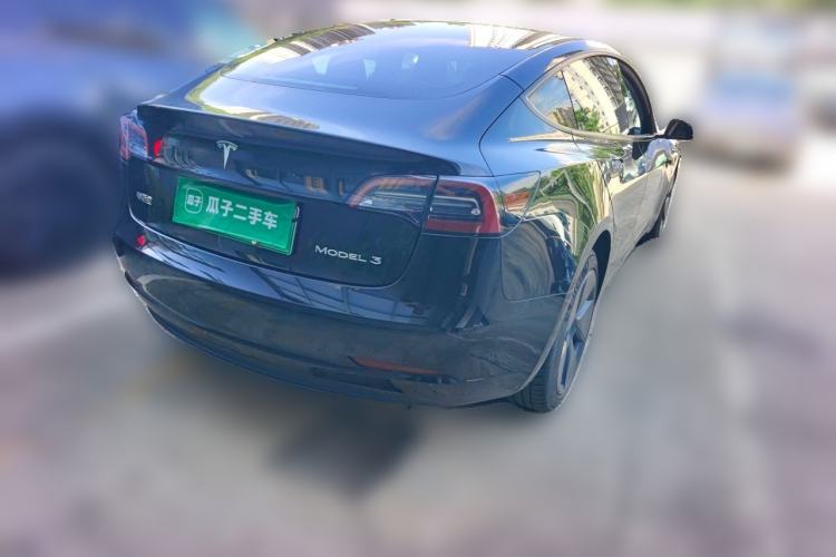 Used Tesla Model 3 2021 Revised Version Standard Range Rear-Wheel Drive Upgraded Edition 3D1 Rear Right 45 Deg